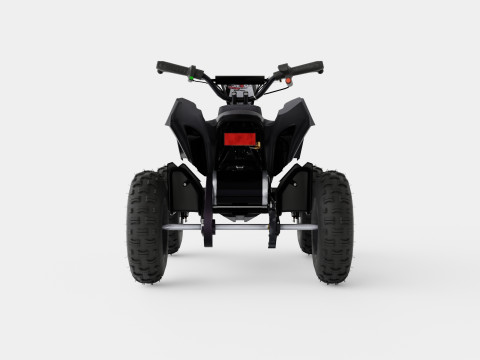 Toxic Black White Kids Electric Mini Quad Bike Modelo 3D