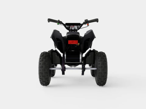 Toxic Black White Kids Electric Mini Quad Bike 3D Model