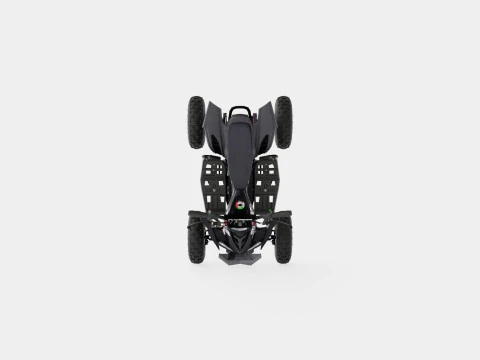 Toxic Black White Kids Electric Mini Quad Bike 3D Model