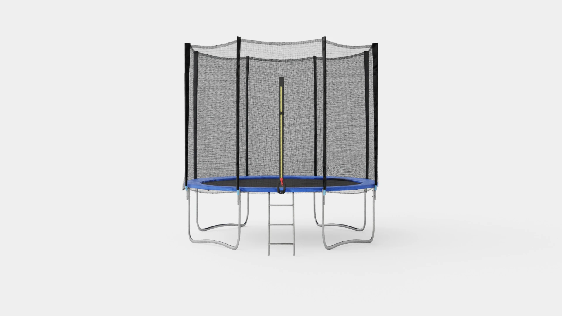 Jump 10ft Trampoline 3D Model .c4d .max .obj .3ds .fbx .stl .blend 