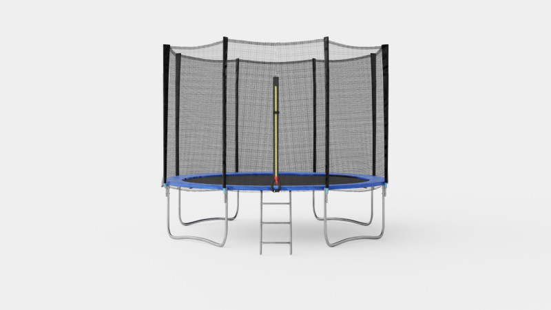 Jump 12ft Trampoline 3D 모델 .c4d .max .obj .3ds .fbx .stl .blend 