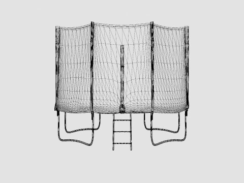 Jump 12ft Trampoline 3D Model
