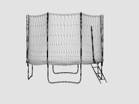 Jump 12ft Trampoline 3D Model