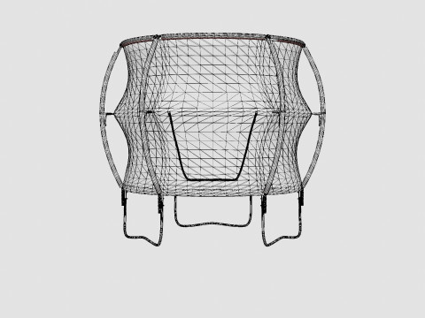 Tino Deluxe Air 8ft Trampoline Modelo 3D