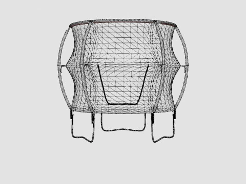Tino Deluxe Air 8ft Trampoline 3D Model