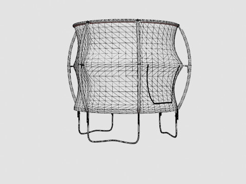Tino Deluxe Air 8ft Trampoline Modelo 3D