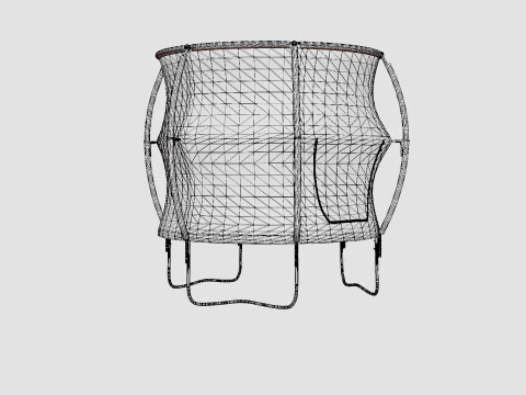 Tino Deluxe Air 8ft Trampoline 3D Model