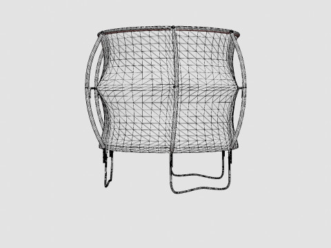 Tino Deluxe Air 8ft Trampoline Modelo 3D