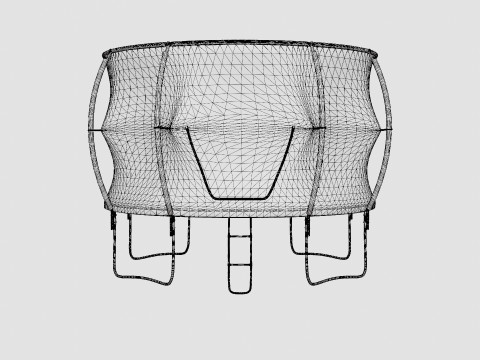 Tino Deluxe Air 12ft Trampoline 3D Model
