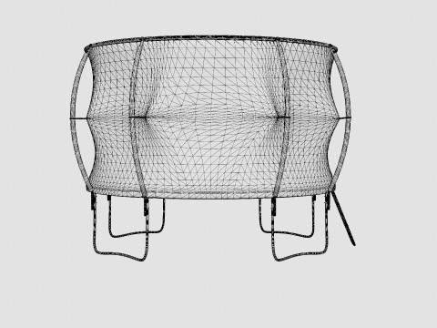 Tino Deluxe Air 12ft Trampoline 3D Model