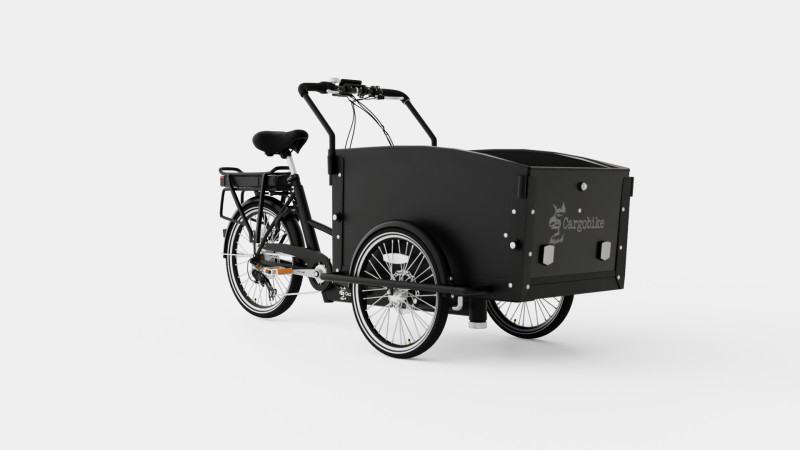 Cargobike Classic Modello 3D .c4d .max .obj .3ds .fbx .stl .blend 
