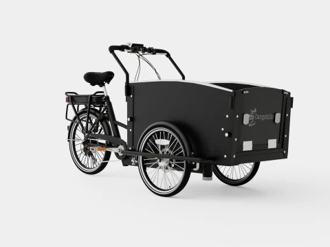 Bakfiets Klassieke Hond 3D Model