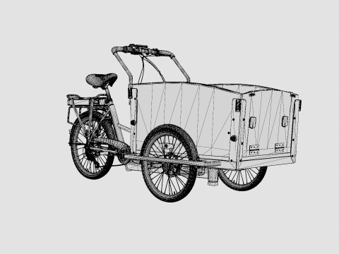 Cargobike Classic Dog 3D Model