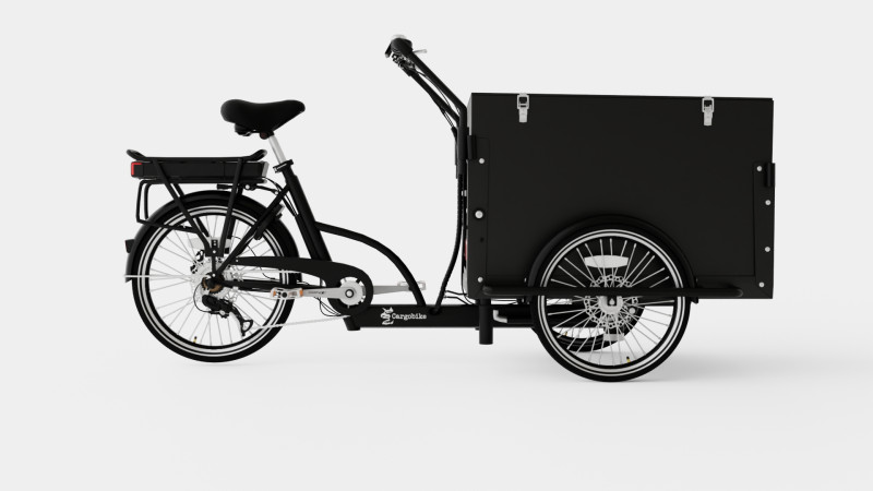 Cargobike Box Modello 3D .c4d .max .obj .3ds .fbx .stl .blend 