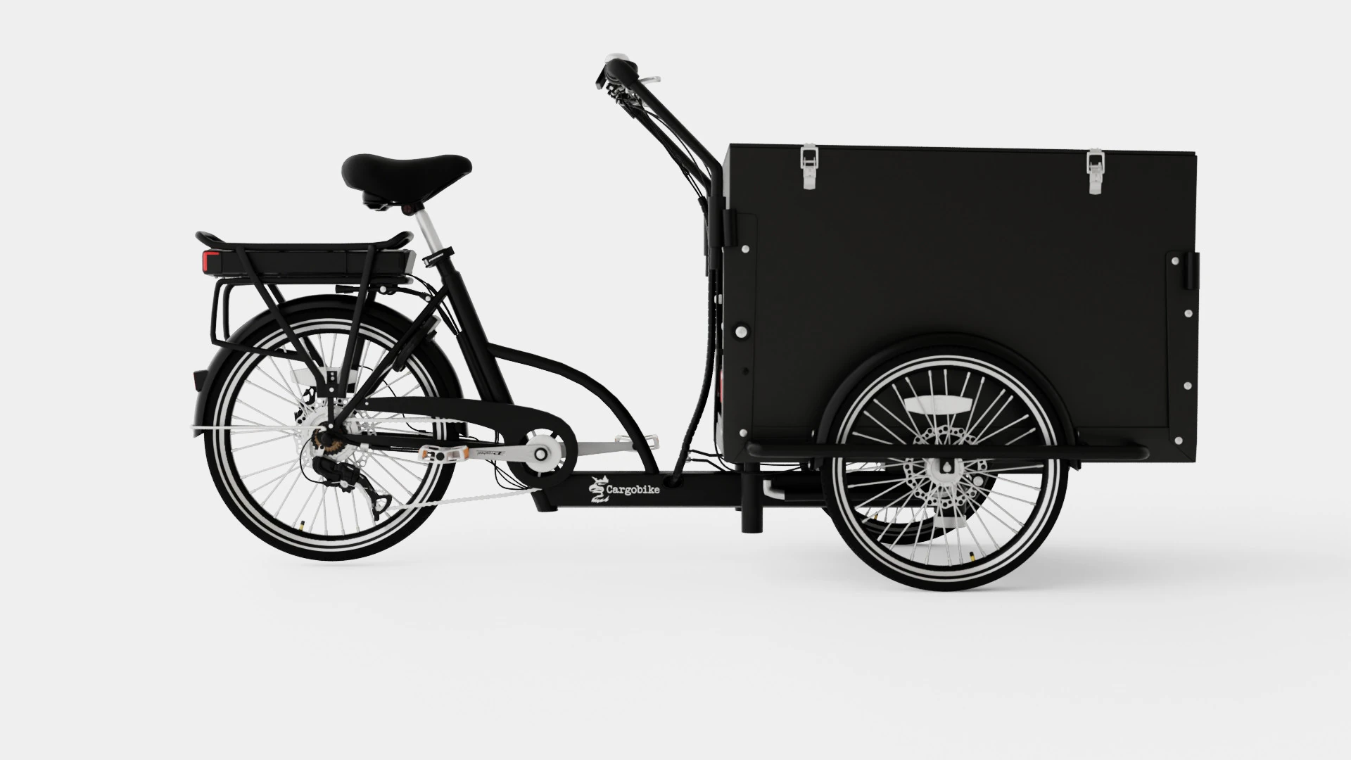 Cargobike Box 3D Model .c4d .max .obj .3ds .fbx .stl .blend