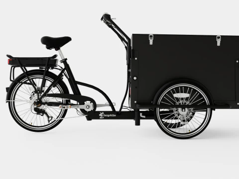 货运自行车箱 3D 模型