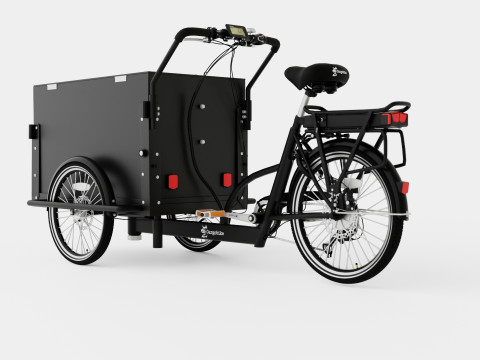 Cargobike Box Modello 3D
