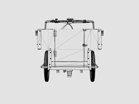Cargobike Kindergarden 3D Model