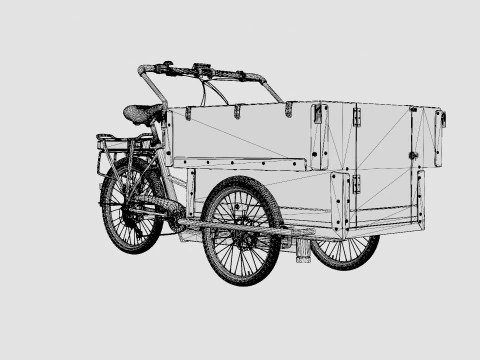 Cargobike Kindergarden 3D Model