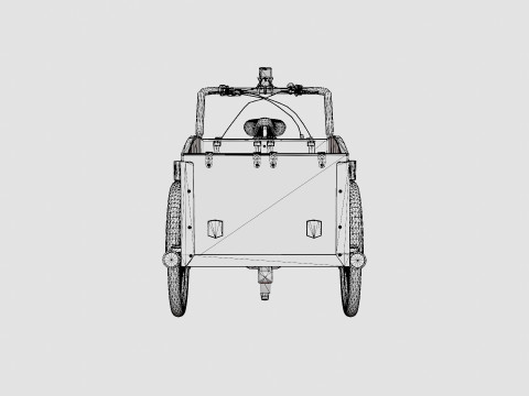 Cargobike DeLight Modèle 3D