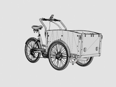 Cargobike DeLight Modèle 3D