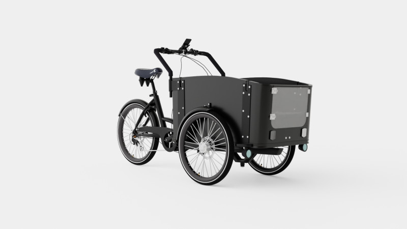 Cargobike DeLight Dog 3D 模型 .c4d .max .obj .3ds .fbx .stl .blend 