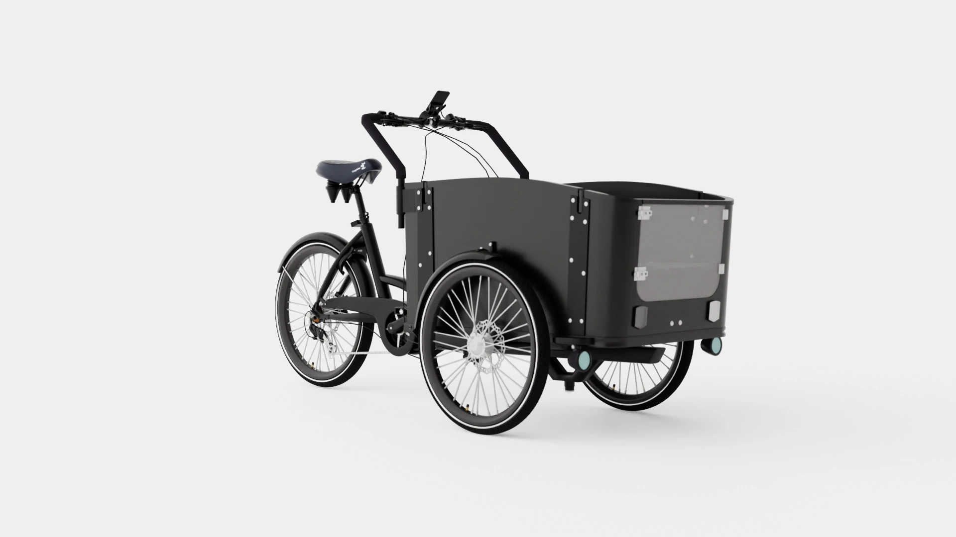 Cargobike DeLight Dog 3D Model .c4d .max .obj .3ds .fbx .stl .blend 