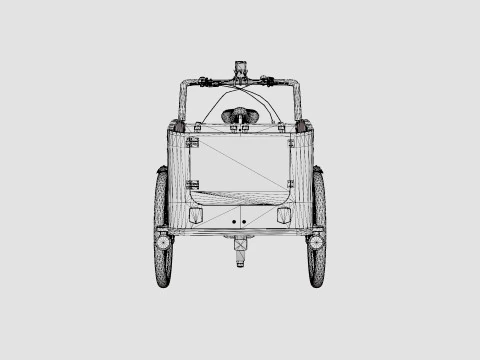 Cargobike DeLight Dog 3D Model