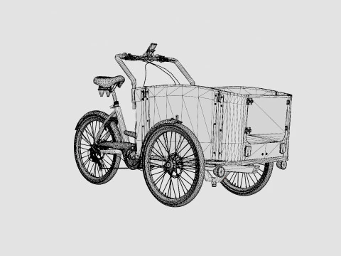 Cargobike DeLight Dog 3D Model