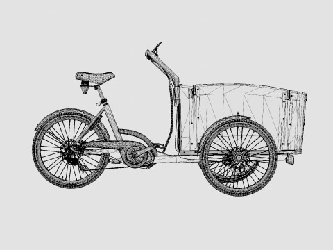 Cargobike DeLight Dog 3D Model