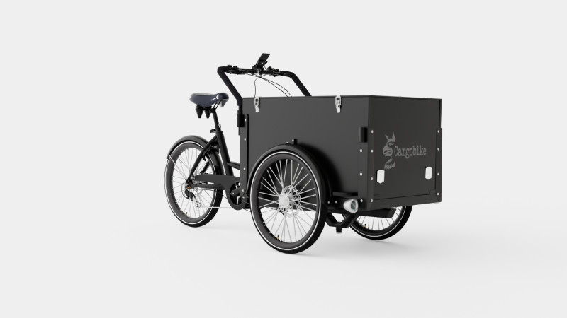 Cargobike DeLight Box 3D Model .c4d .max .obj .3ds .fbx .stl .blend 