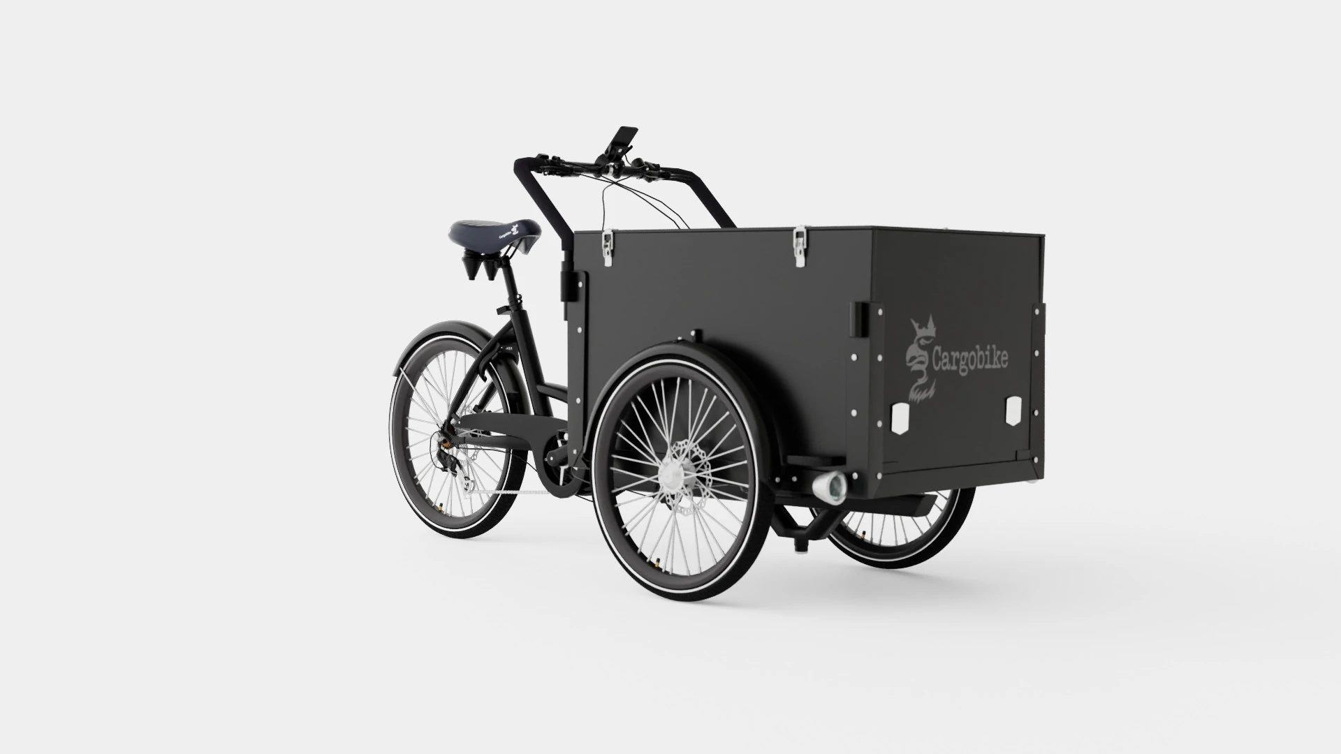 Cargobike DeLight Box 3D Model .c4d .max .obj .3ds .fbx .stl .blend 