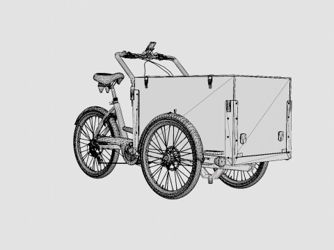 Cargobike DeLight Box 3D Model