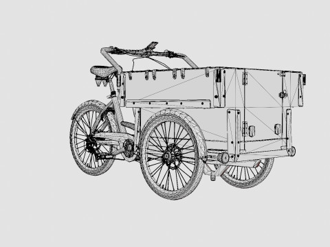 Cargobike DeLight Kindergarden 3D Model