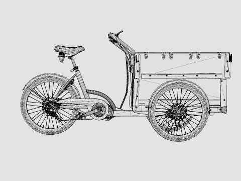 Cargobike DeLight Kindergarden 3D Model