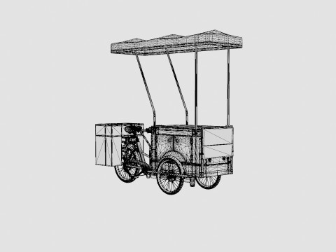 Cargobike Cafe 3D 모델