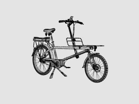 Cargobike Delivery 3D Model