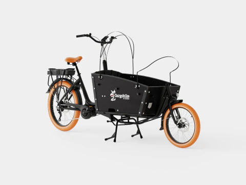 Sepeda Kargo Long Lite Listrik Model 3D