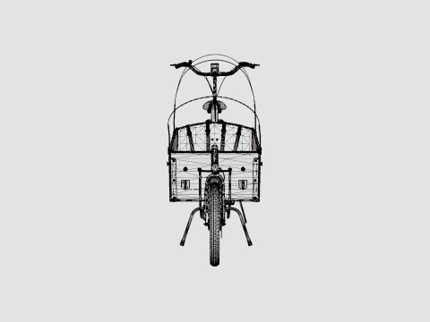 Cargobike Long Lite Electric 3D Model