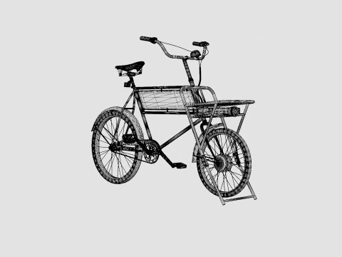 La bici elettrica del macellaio Modello 3D