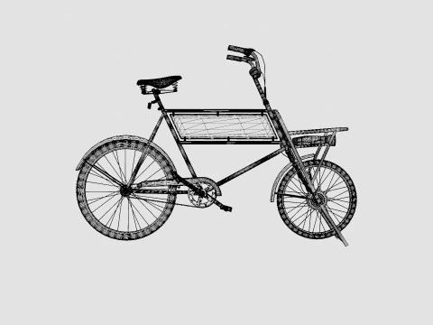 La bici elettrica del macellaio Modello 3D