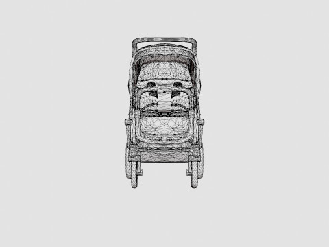 Britax Go Big Bassinet Prams Strollers Modèle 3D
