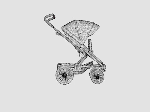 Britax Go Big Bassinet Prams Strollers 3D Model