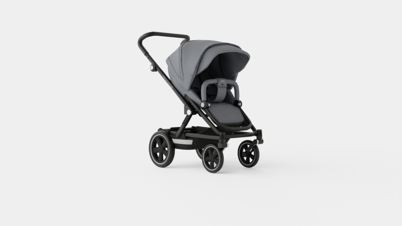 Britax Go Big Blacksteel Strollers 3D Model .c4d .max .obj .3ds .fbx .stl .blend 