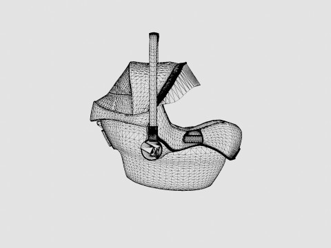 Bugaboo Turtle Car Seat 3D 模型