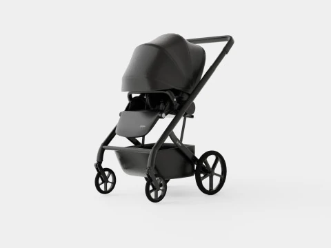 Poussettes Cybex Balios Lava Stone Noir Modèle 3D