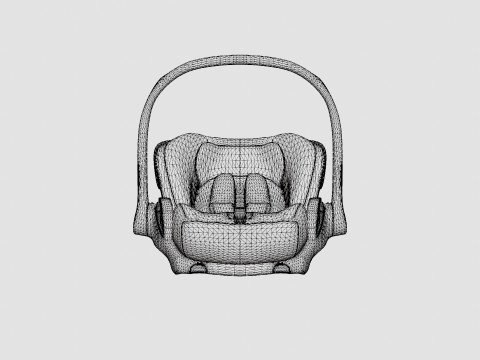 Cybex Cloud Z Car Seat 3D Model