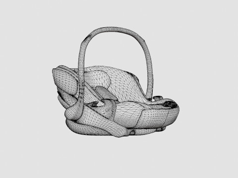 Cybex Cloud Z Car Seat 3D Model