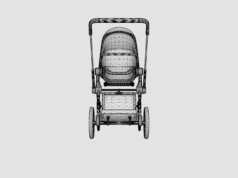 Cybex Priam 2019 Complete Stroller Plus 3D Модель