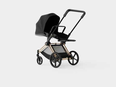 Cybex Priam 2019 Complete Stroller Rosegold 3D Model